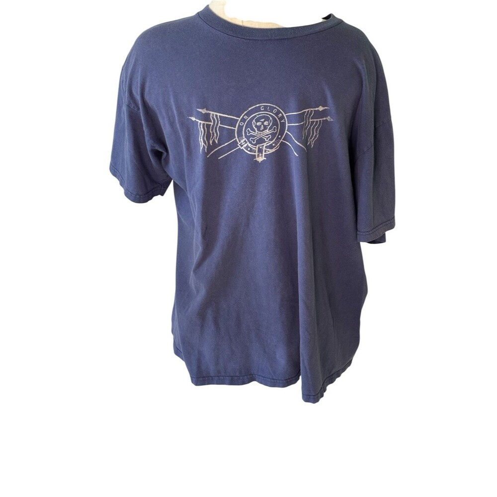 Polo by Ralph Lauren Navy Graphic Crew Tee with White Print